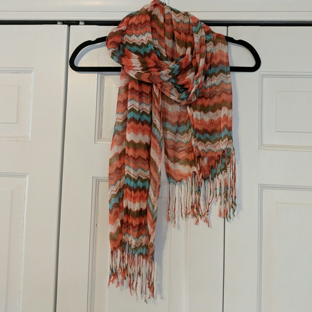 Bright Chevron Scarf from Anthropologie